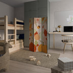 HELLO AUTUMN Biombo Decorativo de 3 Painéis