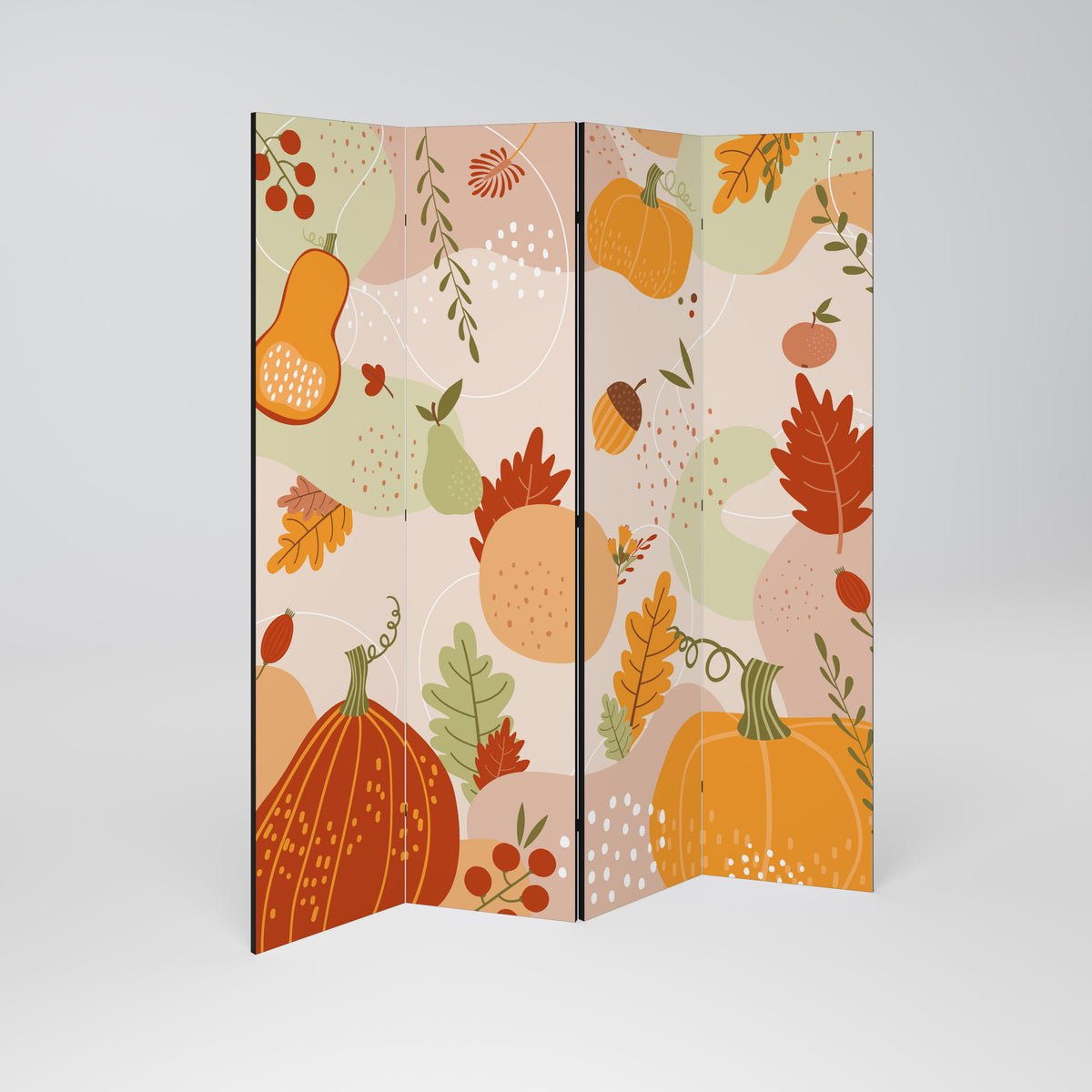HELLO AUTUMN 4-Panel Room Divider
