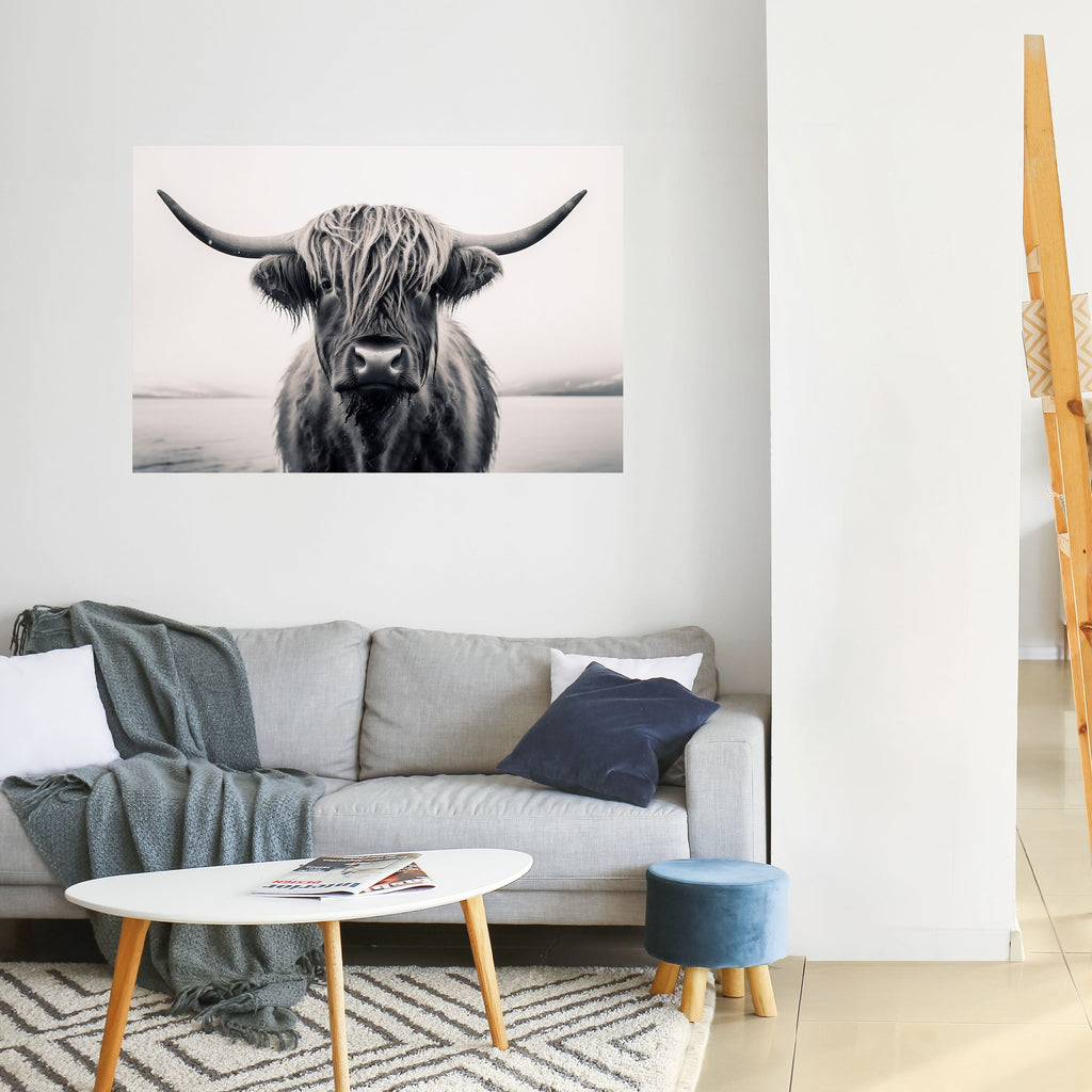 GENTLE GIANT STARE Peel and Stick Horizontal Poster