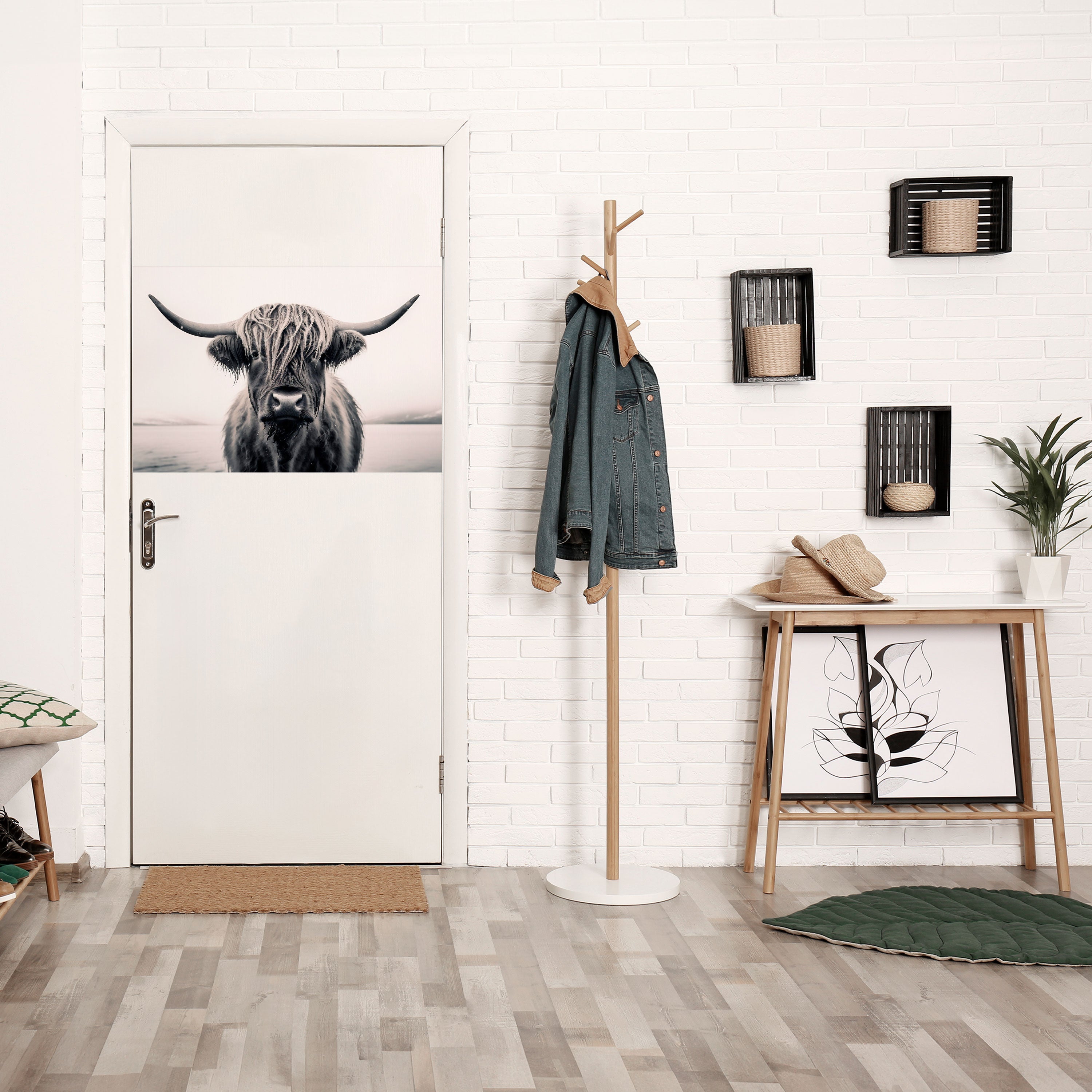 GENTLE GIANT STARE Peel and Stick Horizontal Poster