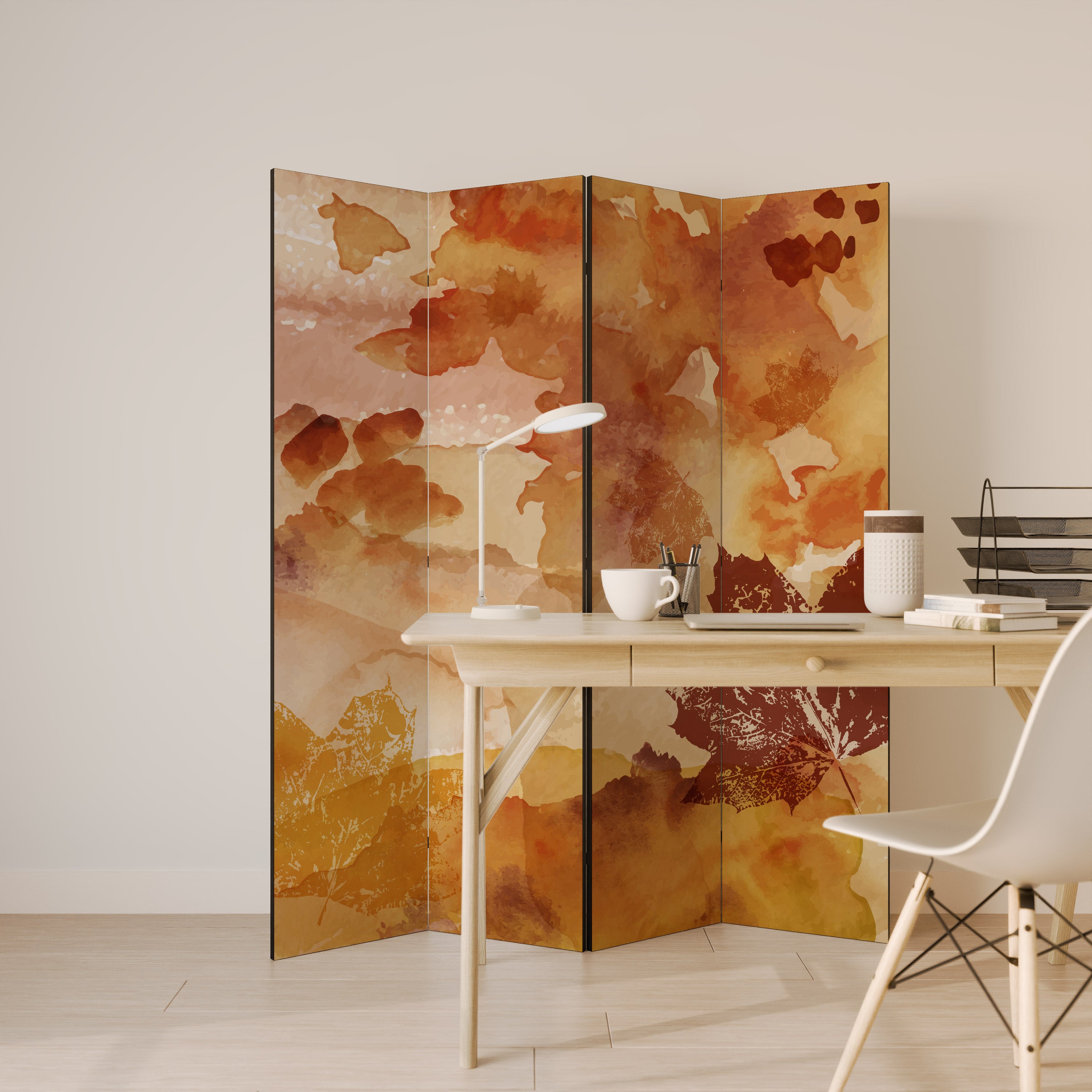 TRACES OF AUTUMN 4-Panel Room Divider