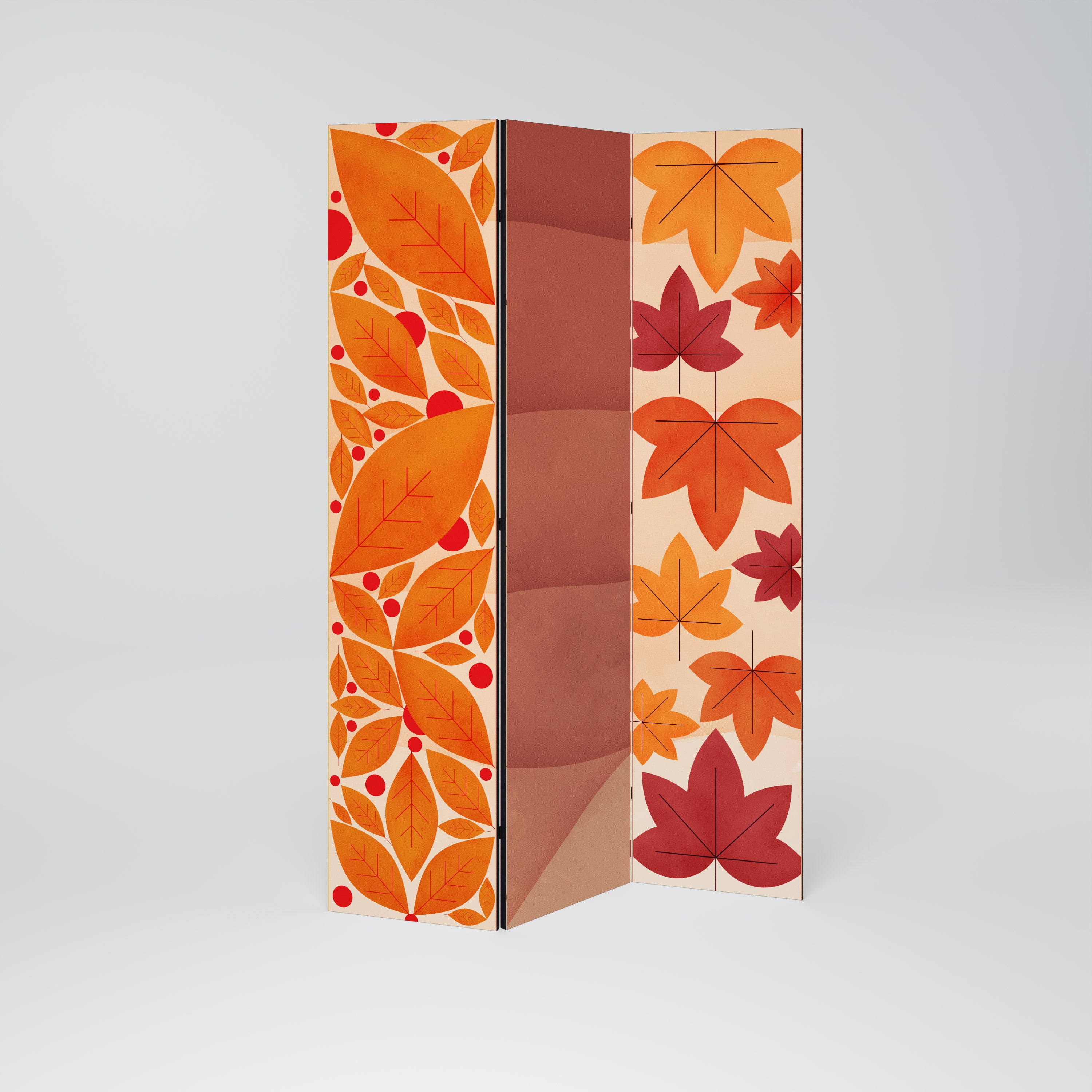 VIBRANT FALL FOLIAGE Biombo de 3 Painéis