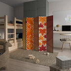VIBRANT FALL FOLIAGE Biombo Decorativo de 5 Painéis