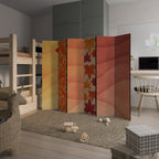 VIBRANT FALL FOLIAGE Biombo Decorativo de 6 Painéis