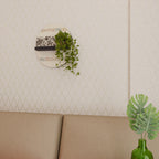 FOLIAGE ROWS Prateleira Oval Decorativa em Acabamento Preto