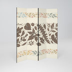 FOLIAGE ROWS Biombo Decorativo de 4 Painéis