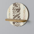 FOLIAGE TALES Prateleira Redonda Decorativa em Efeito Carvalho