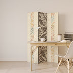 FOLIAGE TALES Biombo de 3 Painéis