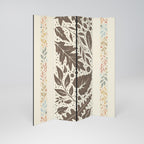 FOLIAGE TALES Biombo Decorativo de 4 Painéis