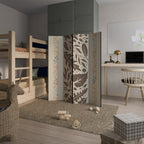 FOLIAGE TALES Biombo Decorativo de 4 Painéis