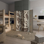 FOLIAGE TALES Biombo Decorativo de 5 Painéis