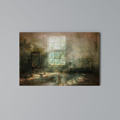 SUNLIT STILLNESS Horizontal Canvas Print