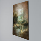 SUNLIT STILLNESS Quadro em tela vertical