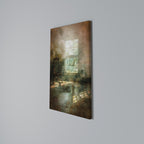 SUNLIT STILLNESS Quadro em tela vertical