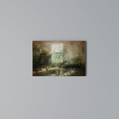 SUNLIT STILLNESS Horizontal Canvas Print