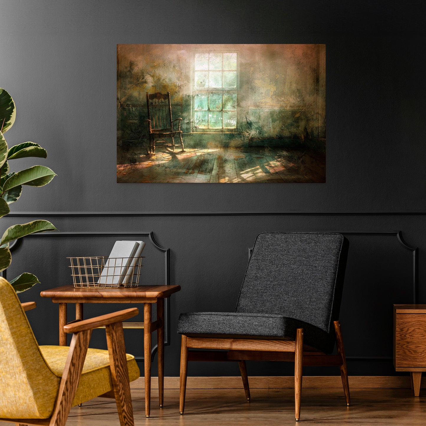 SUNLIT STILLNESS Horizontal Canvas Print