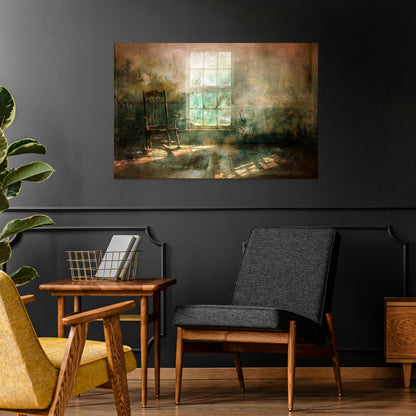 SUNLIT STILLNESS Horizontal Canvas Print