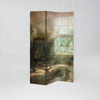 SUNLIT STILLNESS Biombo Decorativo de 3 Painéis