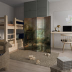 SUNLIT STILLNESS Biombo Decorativo de 4 Painéis