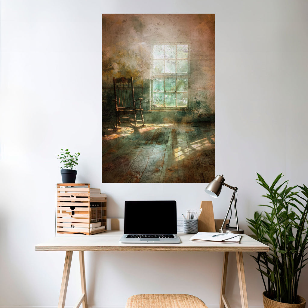 SUNLIT STILLNESS Poster Vertical Autocolante
