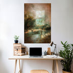 SUNLIT STILLNESS Poster Vertical Autocolante