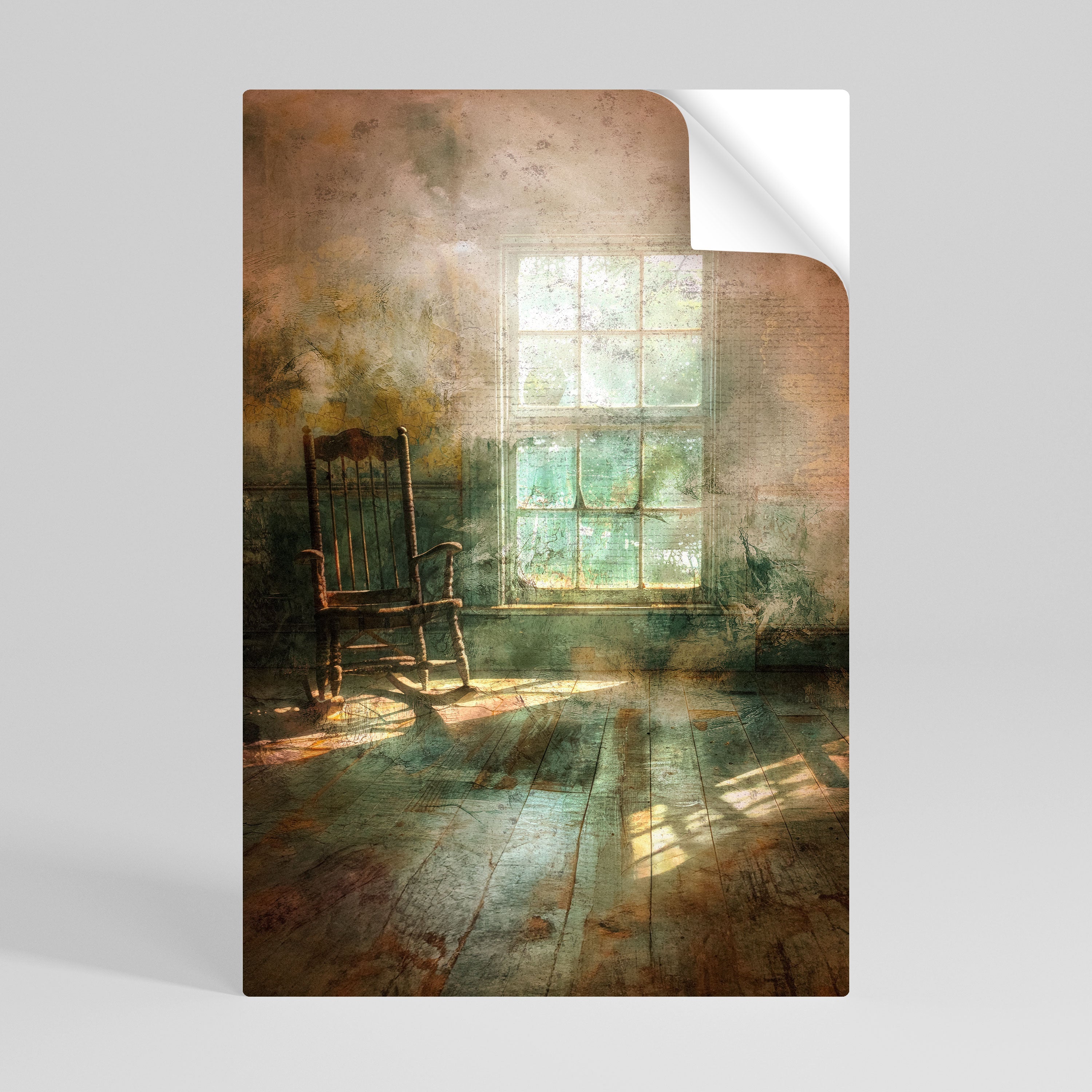 SUNLIT STILLNESS Poster Vertical Autocolante