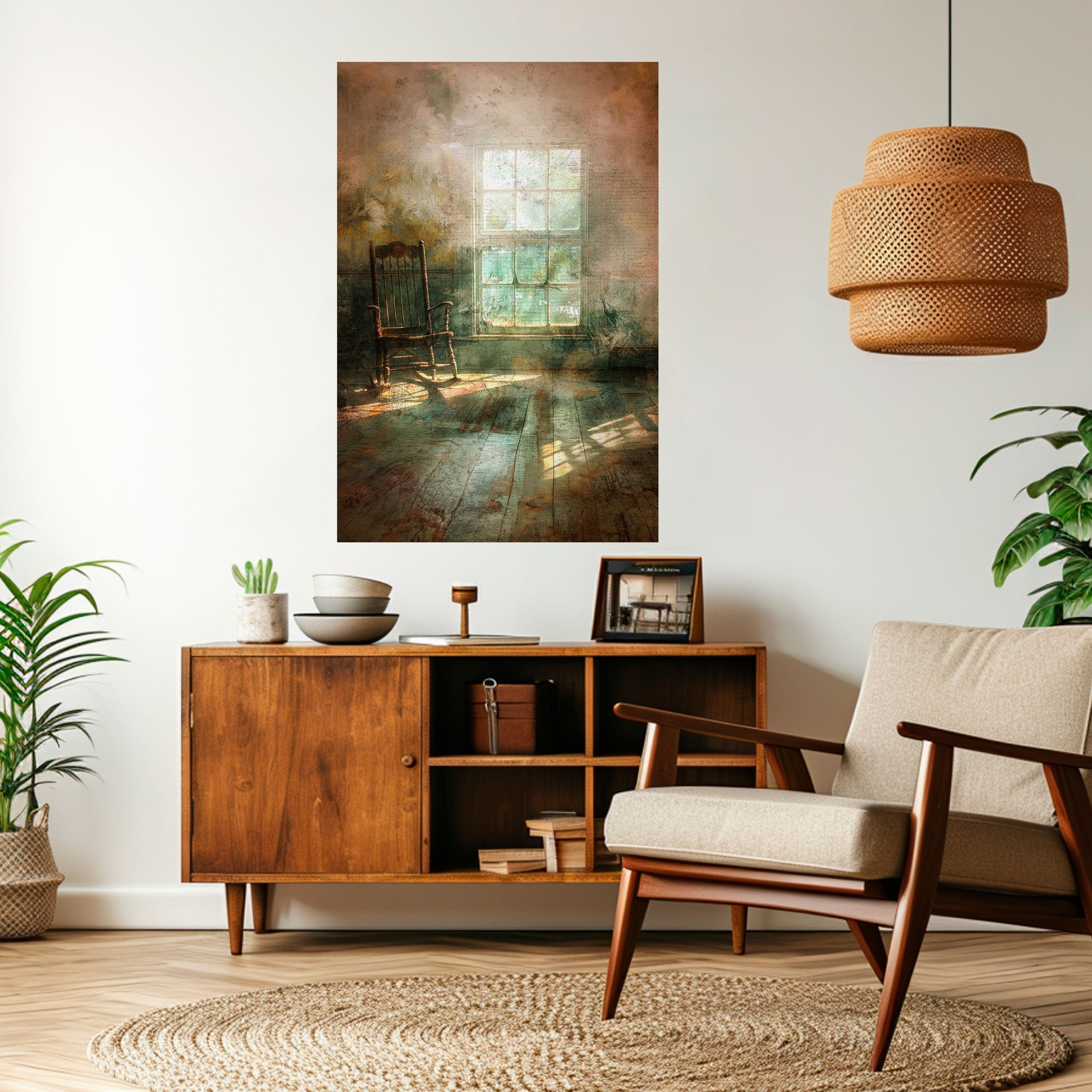 SUNLIT STILLNESS Poster Vertical Autocolante