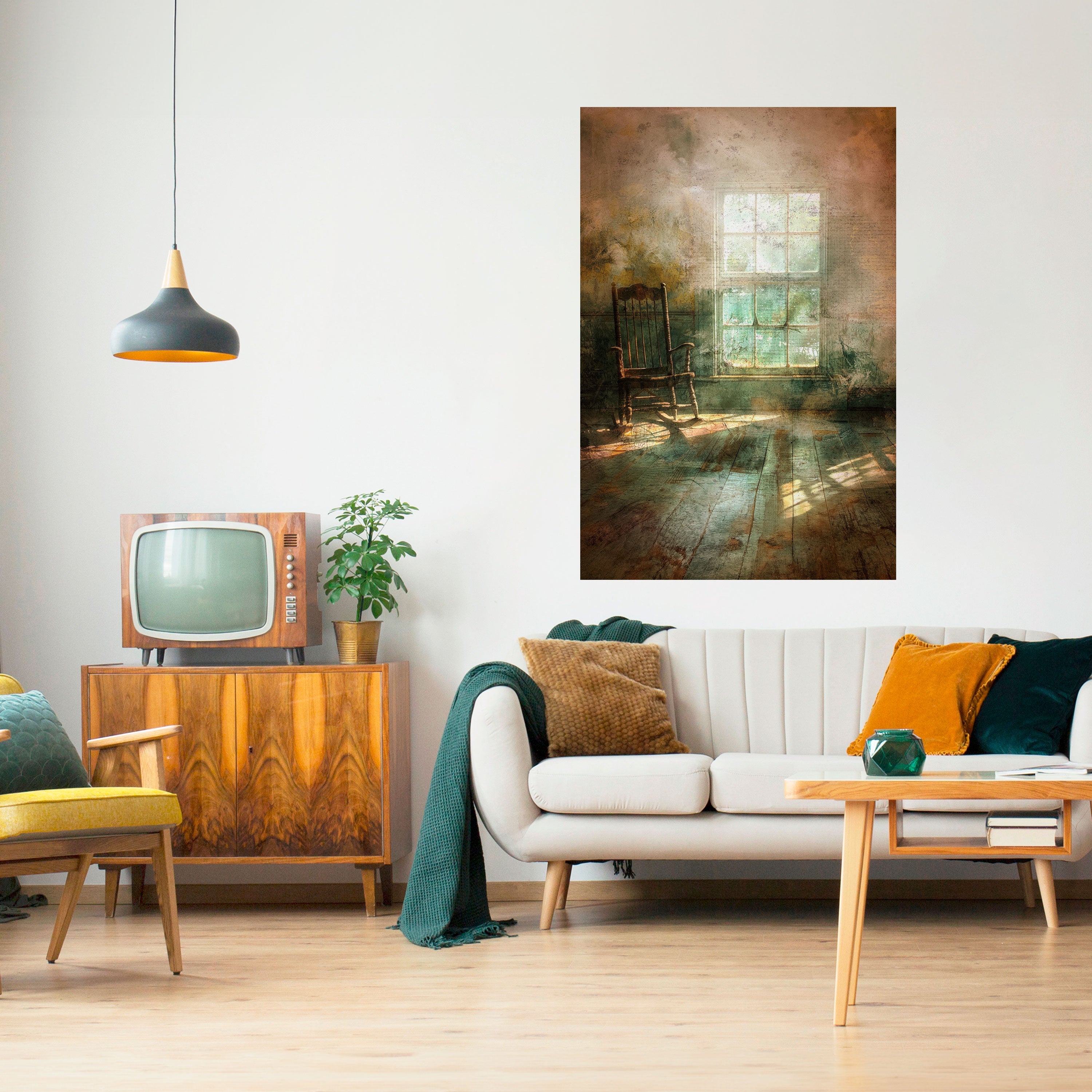 SUNLIT STILLNESS Poster Vertical Autocolante