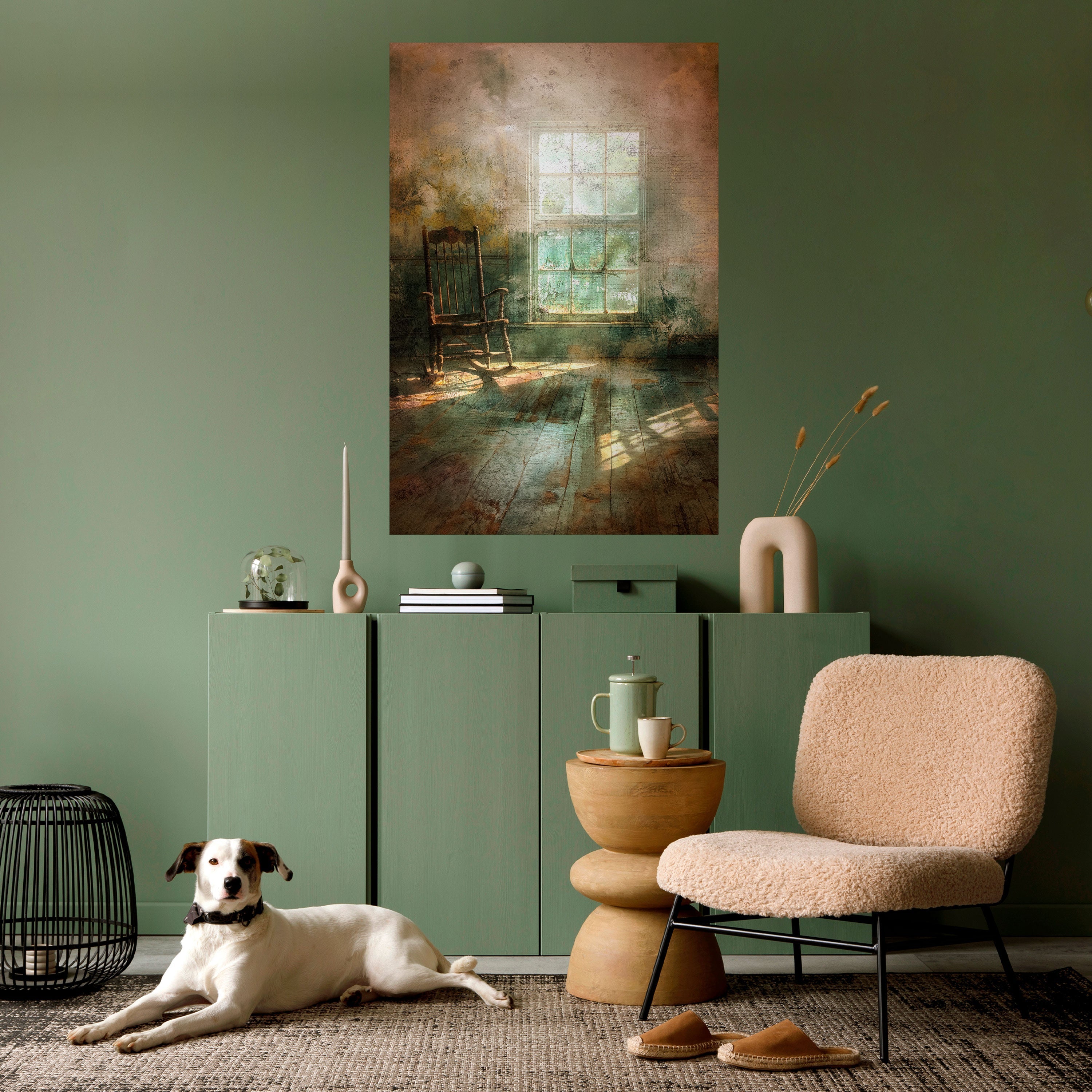 SUNLIT STILLNESS Poster Vertical Autocolante