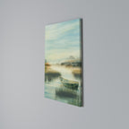 MORNING BY THE LAKE Quadro em tela vertical