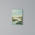 MORNING BY THE LAKE Quadro em tela vertical