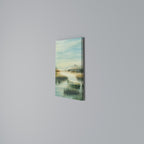 MORNING BY THE LAKE Quadro em tela vertical