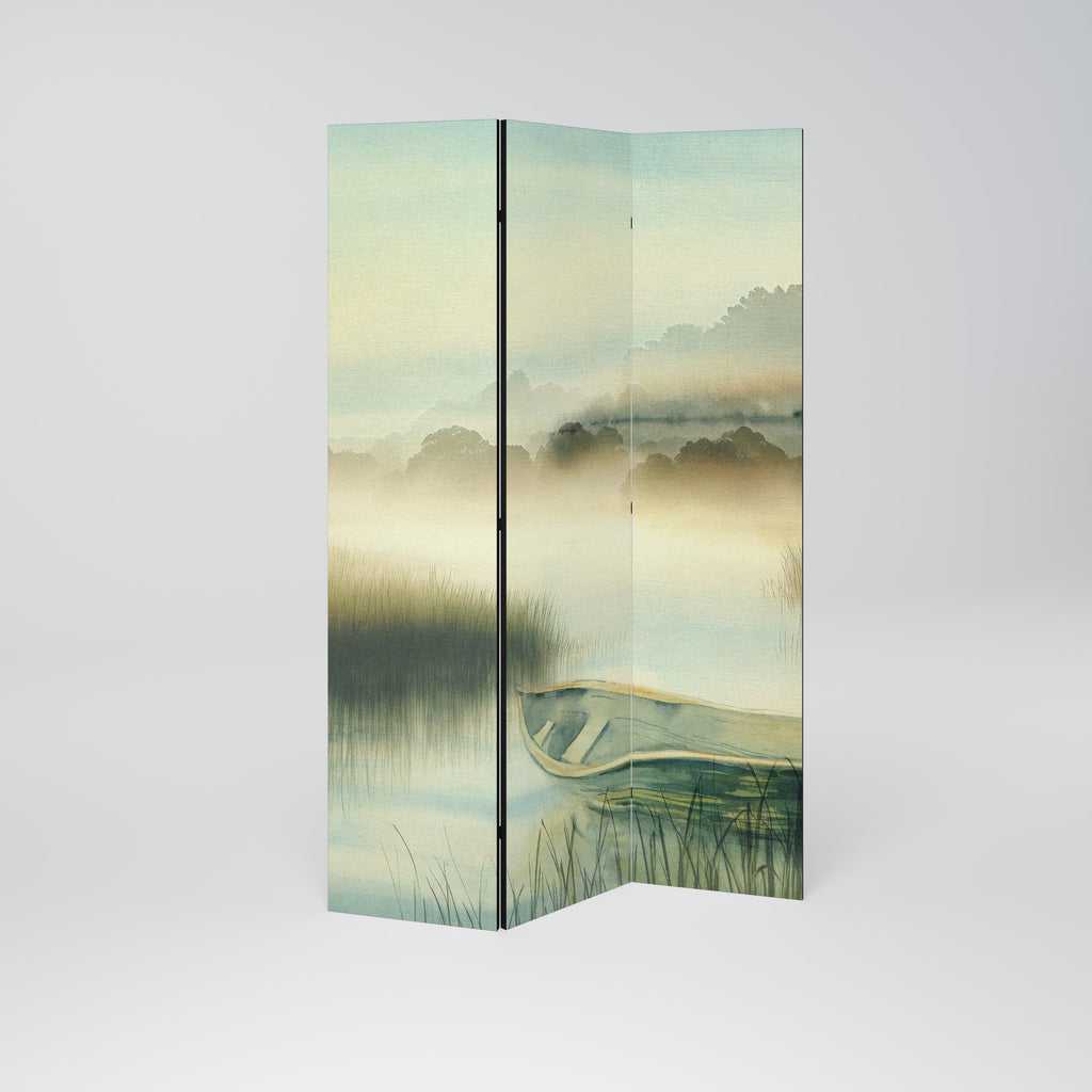 MORNING BY THE LAKE 3-Panel Room Divider
