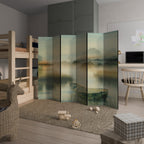 MORNING BY THE LAKE 6-Panel Room Divider