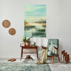 MORNING BY THE LAKE Poster Vertical Autocolante