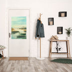 MORNING BY THE LAKE Poster Vertical Autocolante