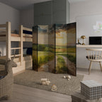 SUNSET PATH Biombo Decorativo de 5 Painéis