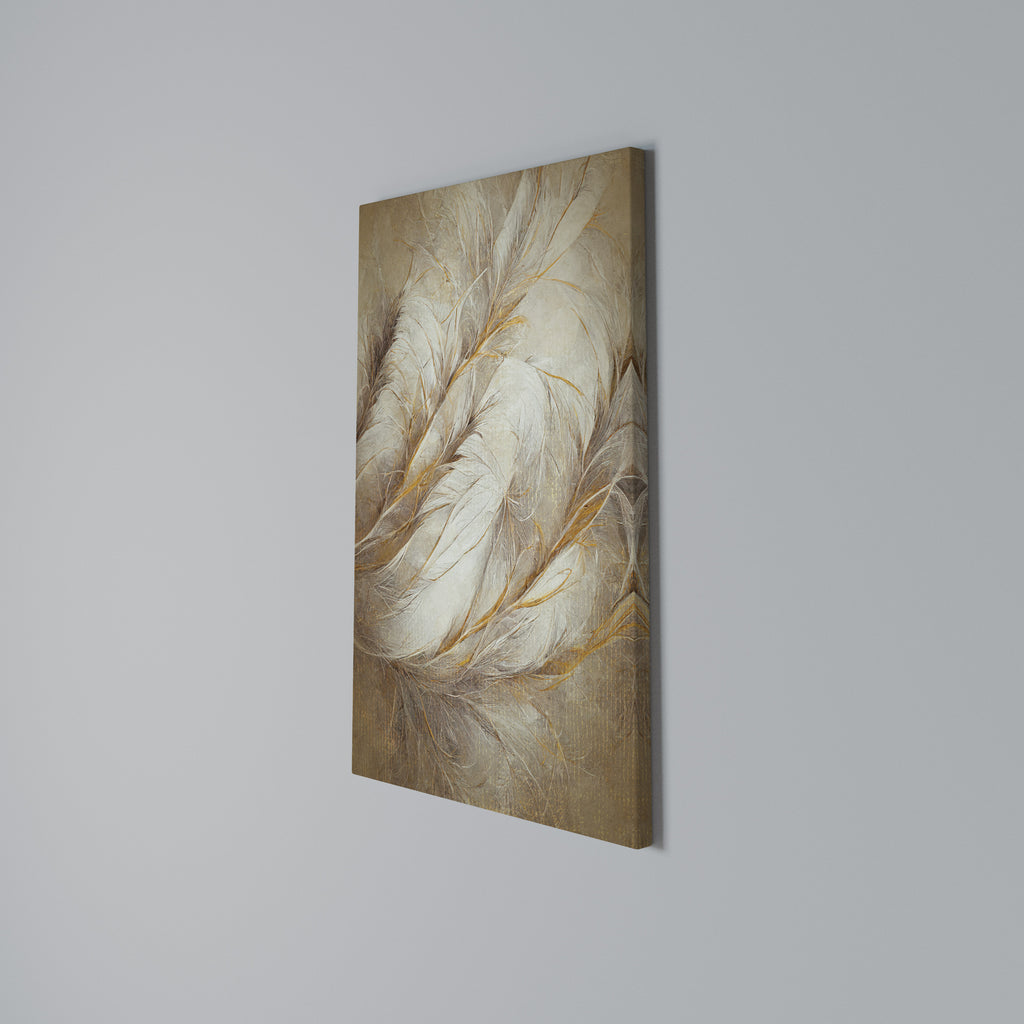 SOFT PLUMAGE Quadro em tela vertical