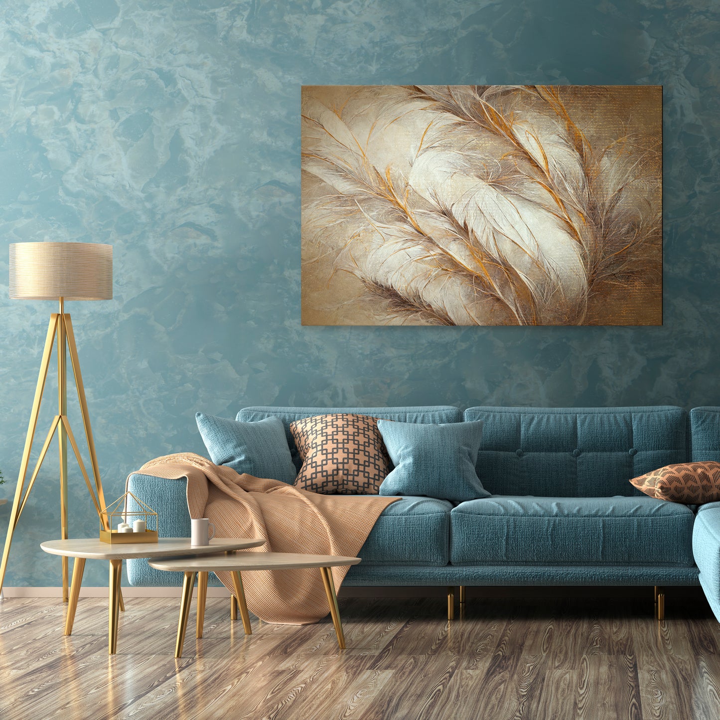 SOFT PLUMAGE Horizontal Canvas Print