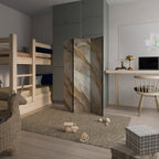 SOFT PLUMAGE Biombo Decorativo de 3 Painéis