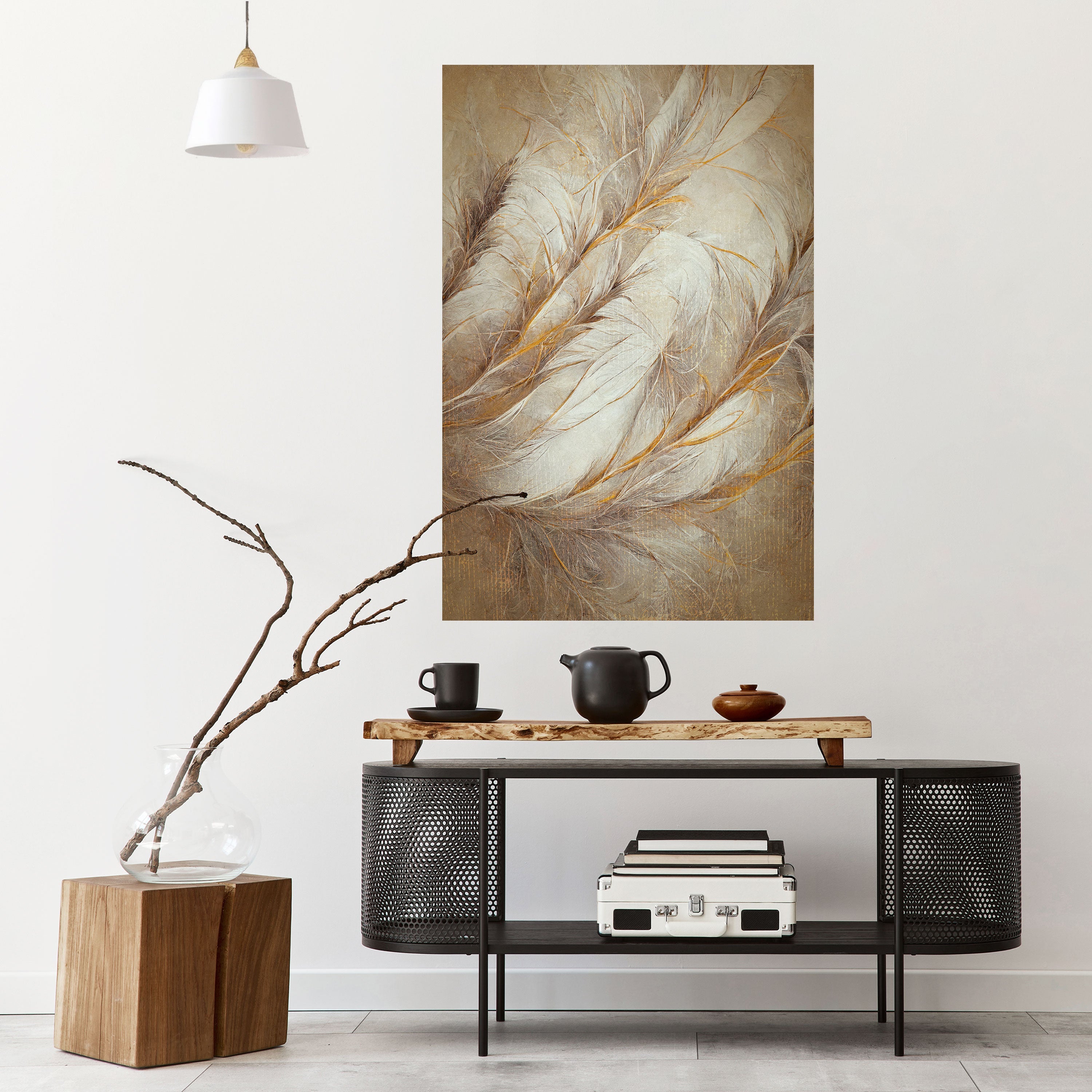 SOFT PLUMAGE Poster Vertical Autocolante