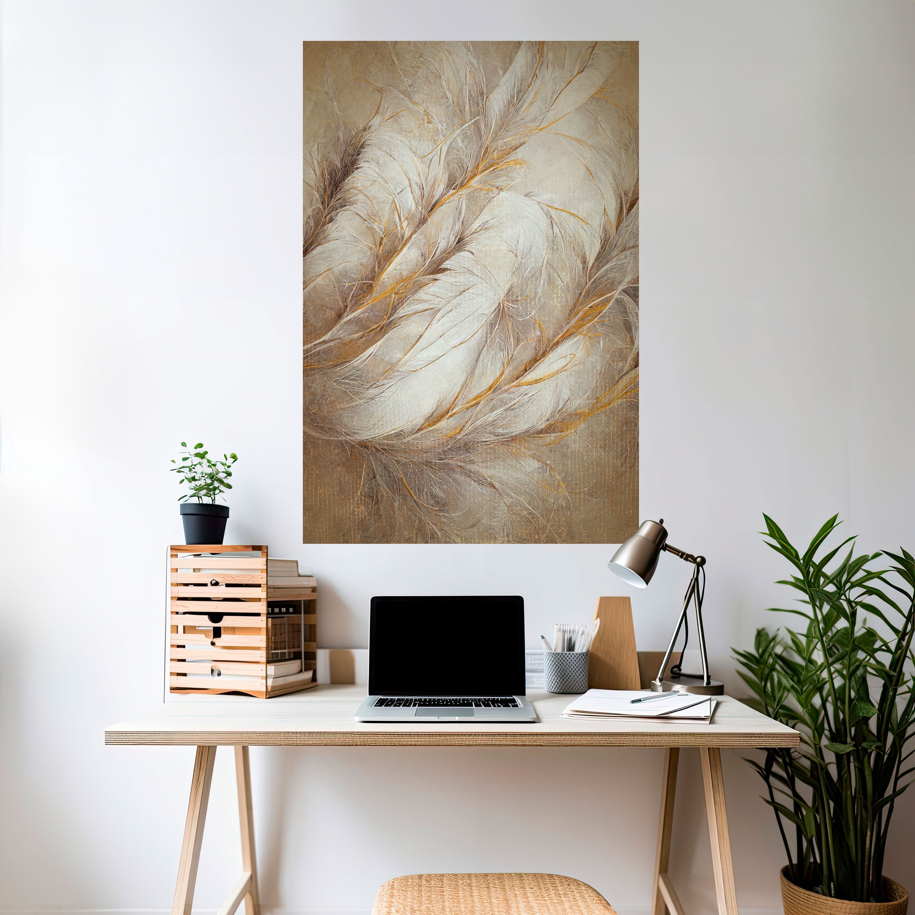 SOFT PLUMAGE Poster Vertical Autocolante