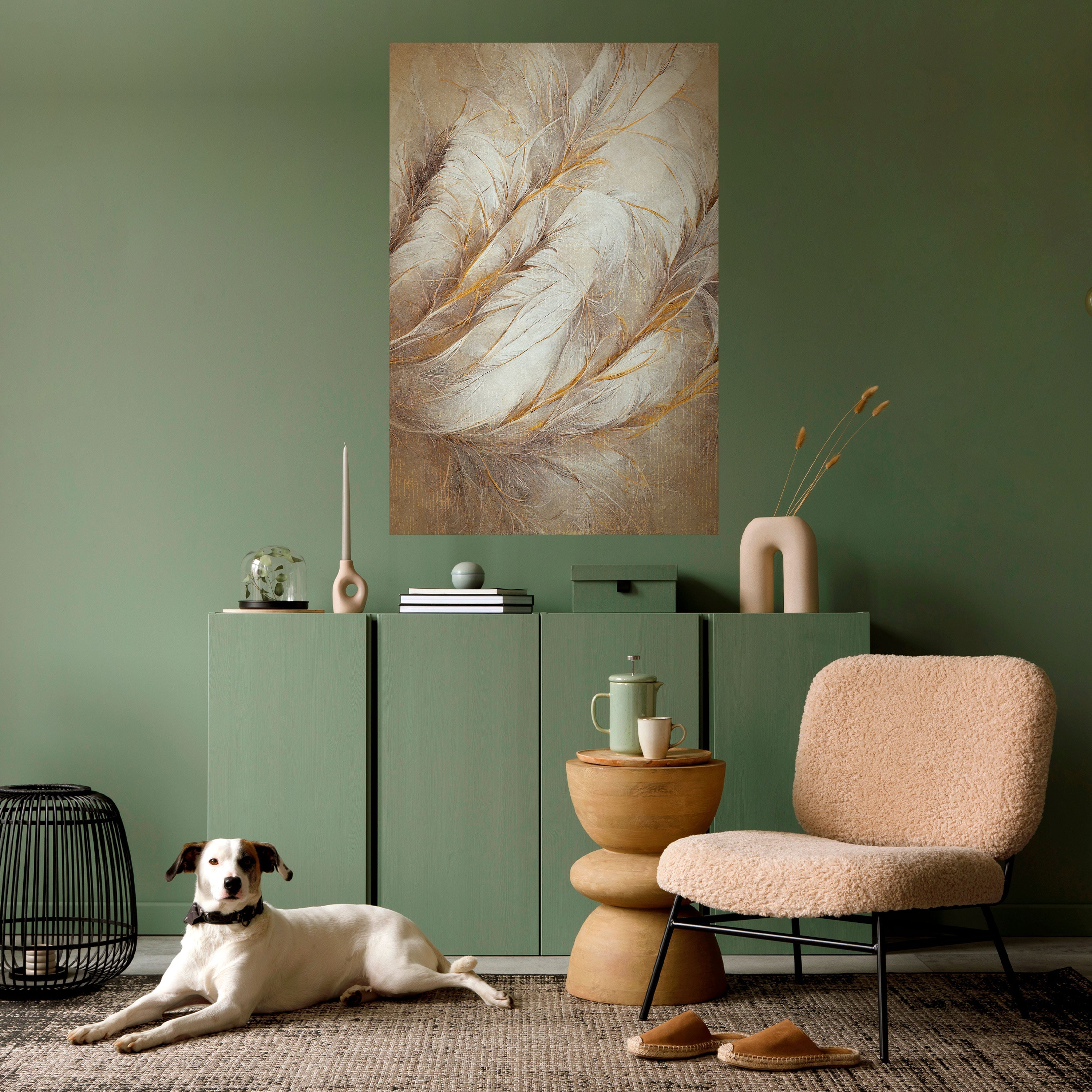 SOFT PLUMAGE Poster Vertical Autocolante