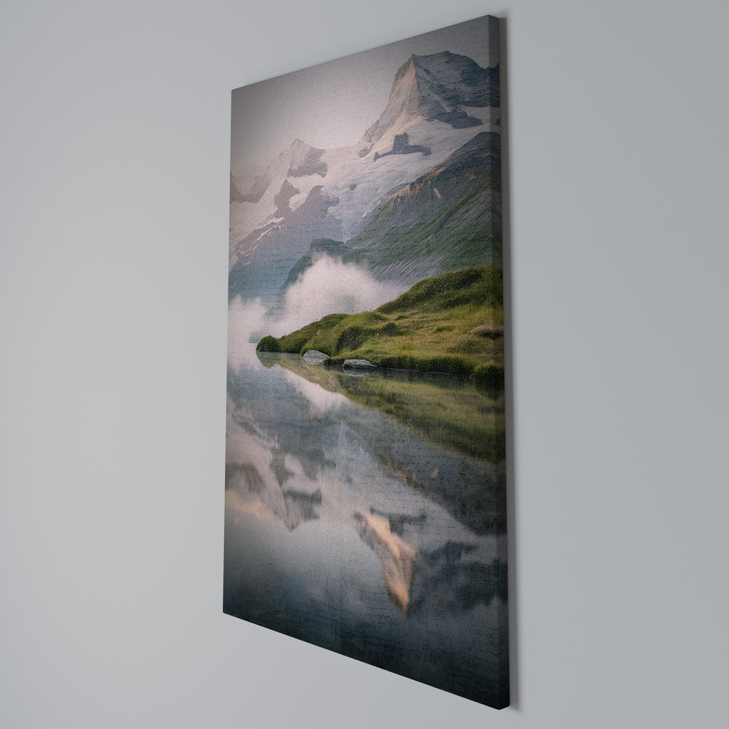 FOGGY HORIZON Quadro em tela vertical