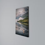 FOGGY HORIZON Quadro em tela vertical