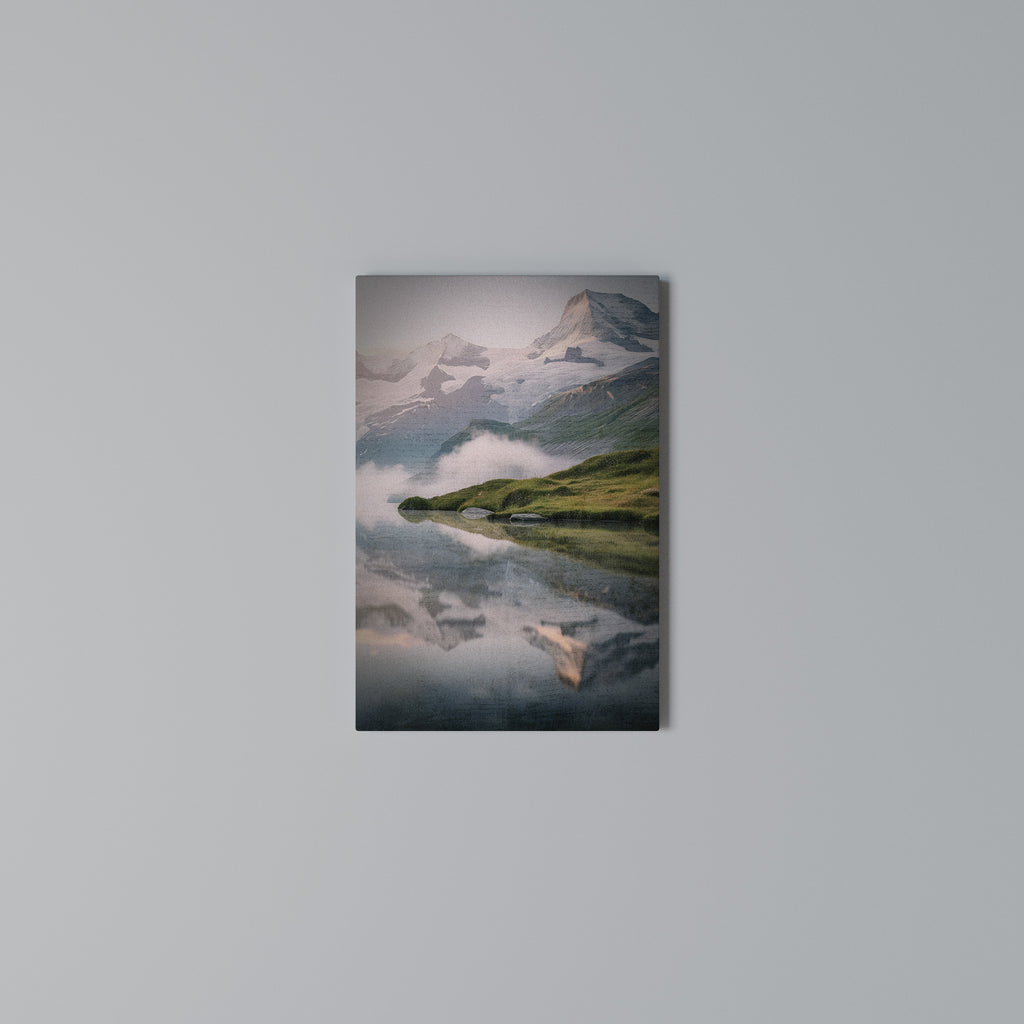 FOGGY HORIZON Quadro em tela vertical