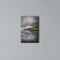 FOGGY HORIZON Quadro em tela vertical