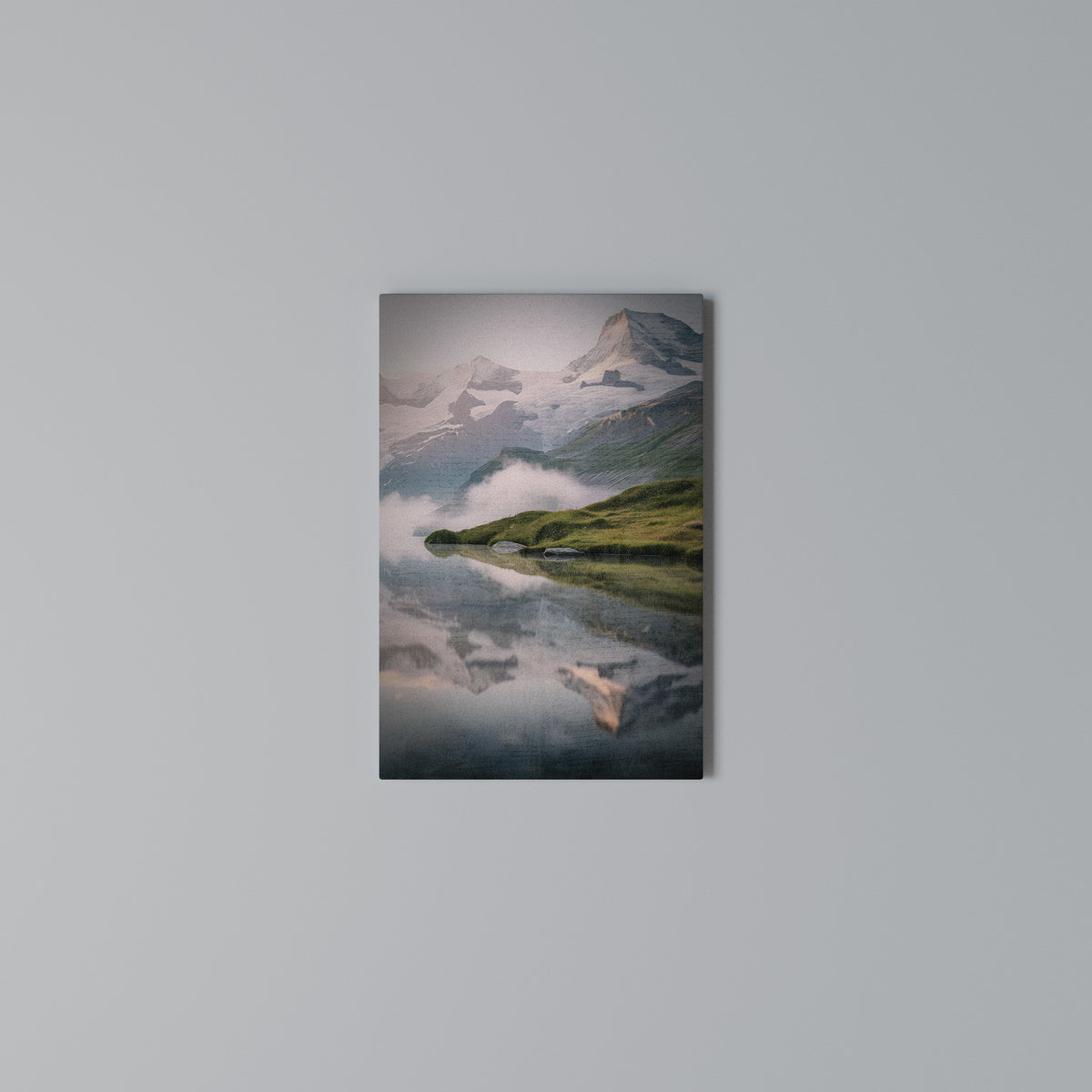 FOGGY HORIZON Quadro em tela vertical