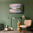 FOGGY HORIZON Peel and Stick Horizontal Poster