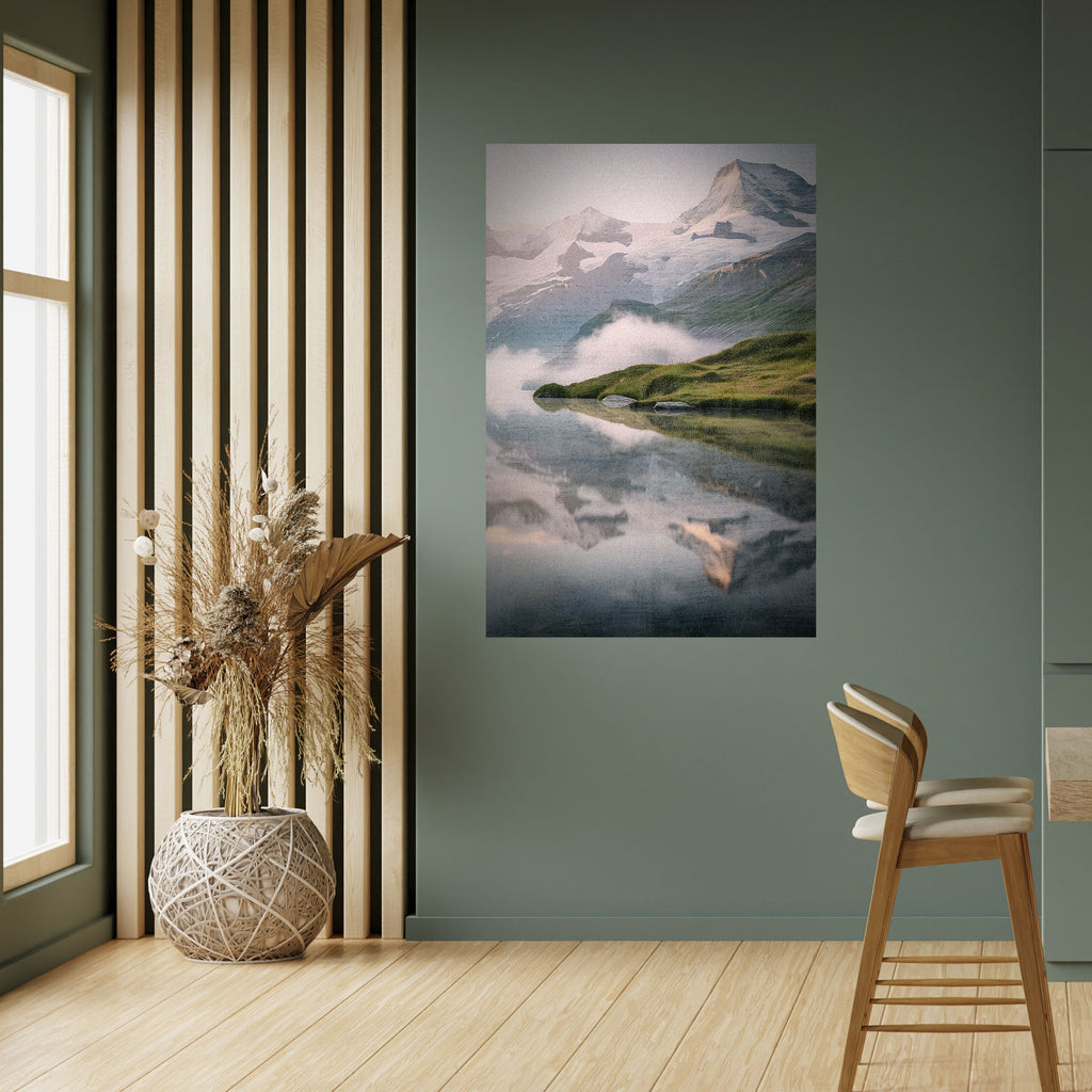 FOGGY HORIZON Peel and Stick Vertical Poster